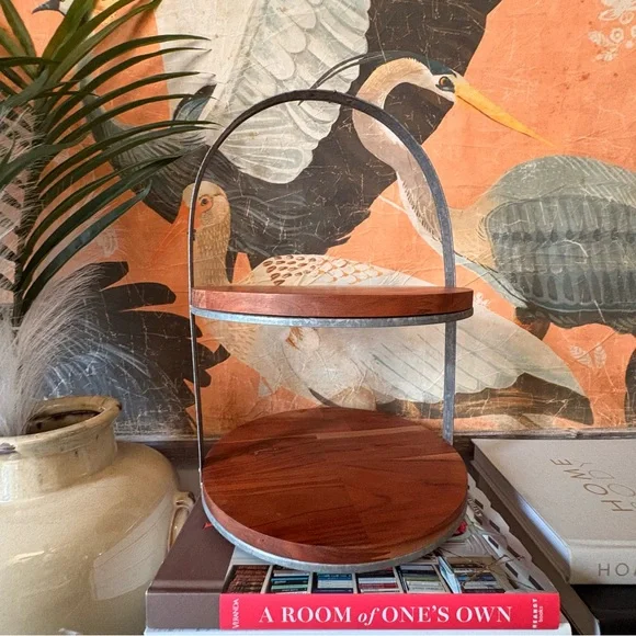 Hearth & Hand by Magnolia 2 Tier Cake Stand ~ Retired Circa 2017 - Picture 7 of 7